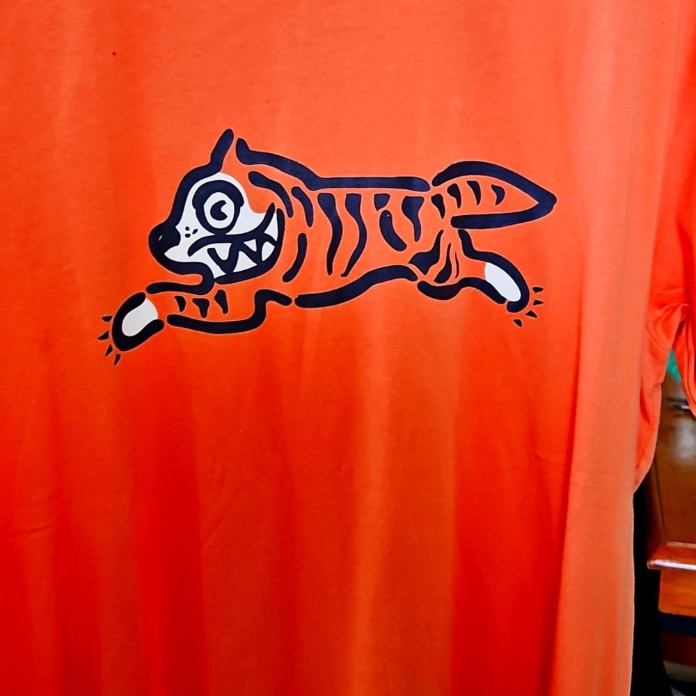 Mens Icecream tshirt new with tags coral or light orange 100% cotton